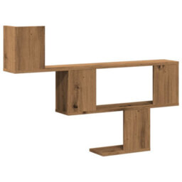 Berkfield Wall Shelf Artisian Oak 100X15X70 Cm Engineered Wood - thumbnail 6