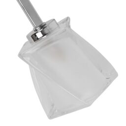 GoodHome Glacies Spiral Glass & Metal Chrome Effect 5 Lamp Led Ceiling Light - thumbnail 4