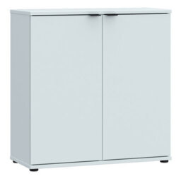 Furniture To Go Ganymede 2 Door Cupboard In Light Grey - thumbnail 2