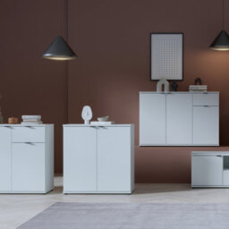 Furniture To Go Ganymede 2 Door Cupboard In Light Grey - thumbnail 7
