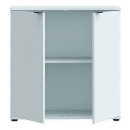 Furniture To Go Ganymede 2 Door Cupboard In Light Grey - thumbnail 6