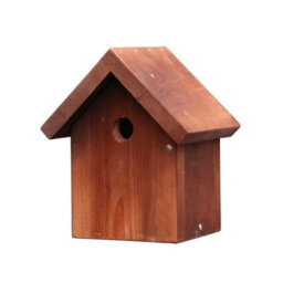 Buttercup Farm Apex Bird Box With 32mm Hole - European Redwood - L16.5 X W20 X H23.5 Cm