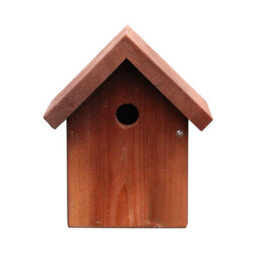 Buttercup Farm Apex Bird Box With 32mm Hole - European Redwood - L16.5 X W20 X H23.5 Cm - thumbnail 3