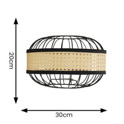 Valuelights Vimet Black Ceiling Shade (D)30Cm - thumbnail 6