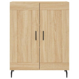 Berkfield Elegant Highboard Sonoma Oak 69.5X34X180 Cm Engineered Wood - thumbnail 8