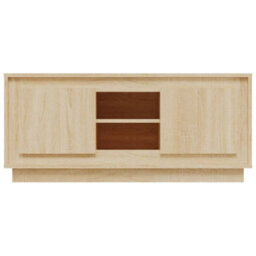 Berkfield Durable Tv Cabinet Sonoma Oak 102X35X45 Cm Engineered Wood - thumbnail 6