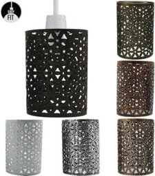 2X Industrial Wire Cage Lampshades Vintage E27 Metal Covers For Pendant Lights, Chandeliers, Floor Lamps & Wall Sconces - thumbnail 7