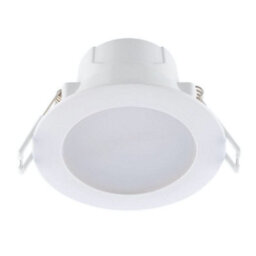 First Choice Lighting Set Of 10 Cct Led Bathroom Downlights - White Ip44 Recessed Downlights - thumbnail 3