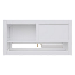 Abrihome White Multifunctional Children's Daybed With Storage Drawers & Shelves - 4Ft6 Small Double - Includes Bedside Table, No Mattress - thumbnail 7