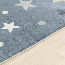 Livabliss Lillian-Kids Blue Grey Beige Yellow Washable Rug For Children's Rooms 160 X 213 Cm Easy Care, Non Shedding - thumbnail 3