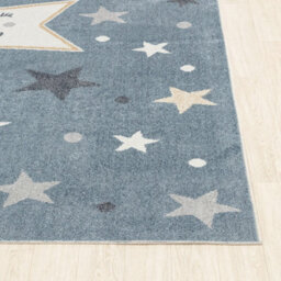 Livabliss Lillian-Kids Blue Grey Beige Yellow Washable Rug For Children's Rooms 160 X 213 Cm Easy Care, Non Shedding - thumbnail 5