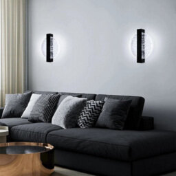 12W Indoor Led Wall Lights 3Colors Round Wall Lamp Bedroom Hallway Living Room - thumbnail 4