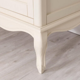 Statement Furniture Juliette Double Wardrobe. French Style 2 Door Wardrobe With Crystal Handles - Champagne - thumbnail 3
