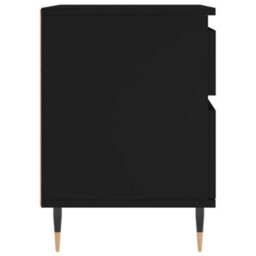 Berkfield Bedside Cabinets 2 Pcs Black 40X35X50 Cm Engineered Wood - thumbnail 8