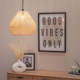 Valuelights Vine Natural Wicker Basket Ceiling Lamp Shade (D)34Cm - thumbnail 3