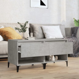 Berkfield Side Tables 2 Pcs Concrete Grey 50X46X50 Cm Engineered Wood - thumbnail 3