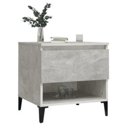 Berkfield Side Tables 2 Pcs Concrete Grey 50X46X50 Cm Engineered Wood - thumbnail 4