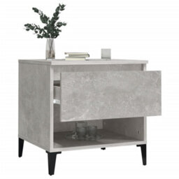 Berkfield Side Tables 2 Pcs Concrete Grey 50X46X50 Cm Engineered Wood - thumbnail 5