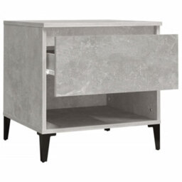 Berkfield Side Tables 2 Pcs Concrete Grey 50X46X50 Cm Engineered Wood - thumbnail 8