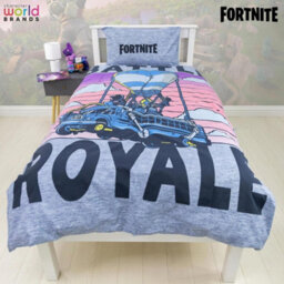 Fortnite Battle Royale Reversible Duvet Set Blue/navy/pink/purple (Single) - thumbnail 3