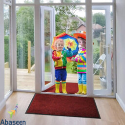 Abaseen Red 60X160 Cm Door Mat Heavy Duty Indoor Outdoor - thumbnail 8