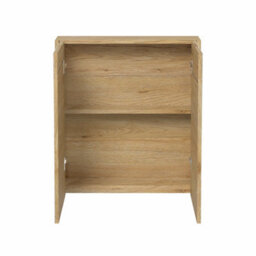 Affine 650 X 600mm Oak Bathroom Mirror Cabinet Storage Wall Mounted Cupboard Door Unit - thumbnail 4