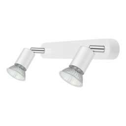 Sasha Bar Gloss White 2 Light Spotlight - thumbnail 2