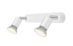 Sasha Bar Gloss White 2 Light Spotlight - thumbnail 3