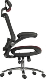 Teknik Harmony Mesh Executive Chair Red With Removable Headrest, Gas Lift Seat Height Adjustment And Tilt To Seat And Back - thumbnail 7