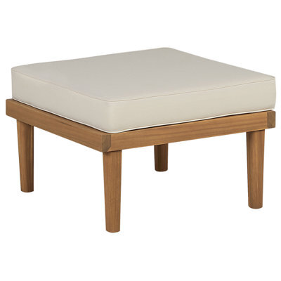 Beliani Garden Ottoman Baratti Acacia Wood Brown - image 1