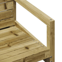Berkfield Garden Chair 57.5X63X76 Cm Impregnated Wood Pine - thumbnail 7