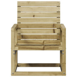 Berkfield Garden Chair 57.5X63X76 Cm Impregnated Wood Pine - thumbnail 4