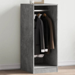 Walplus Wardrobe Concrete Grey 48X41X102 Cm Engineered Wood - thumbnail 1