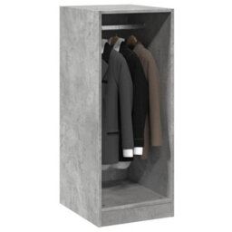 Walplus Wardrobe Concrete Grey 48X41X102 Cm Engineered Wood - thumbnail 4