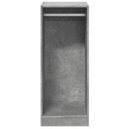 Walplus Wardrobe Concrete Grey 48X41X102 Cm Engineered Wood - thumbnail 5