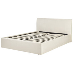Beliani Ottoman Bed Fabric Orbey 140 X 200 Cm (Eu Double) Light Beige - thumbnail 5