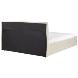 Beliani Ottoman Bed Fabric Orbey 140 X 200 Cm (Eu Double) Light Beige - thumbnail 7