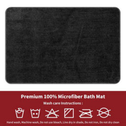 Vinsani Bath Mat 50X80Cm D.grey 1010160 - thumbnail 4