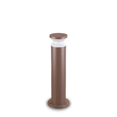 Ideal Lux Luminosa Torre Outdoor Bollard Coffee Ip44