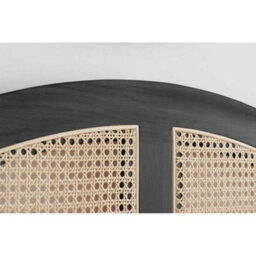 Birlea Leonie King Rattan Bed Black - thumbnail 7