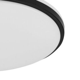 Eglo Margidore Steel White & Black Led Cct Ip54 Wall & Ceiling Light - thumbnail 3