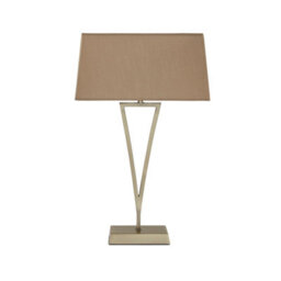 Pagazzi Lighting Pagazzi Lizzie Antique Brass & Champagne Touch Table Lamp - thumbnail 1