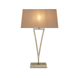 Pagazzi Lighting Pagazzi Lizzie Antique Brass & Champagne Touch Table Lamp - thumbnail 2