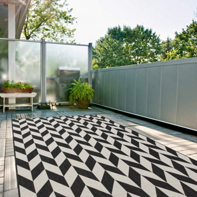 The Rugs Ecology Collection Outdoor Rugs In Black  600Bl - image 1