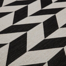 The Rugs Ecology Collection Outdoor Rugs In Black  600Bl - thumbnail 3