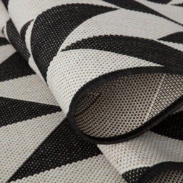 The Rugs Ecology Collection Outdoor Rugs In Black  600Bl - thumbnail 4
