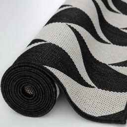 The Rugs Ecology Collection Outdoor Rugs In Black  600Bl - thumbnail 6
