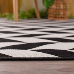 The Rugs Ecology Collection Outdoor Rugs In Black  600Bl - thumbnail 5