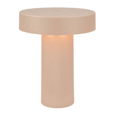 Briloner Battery Powered Beige Touch Dimmer Rechargeable Table Lamp - image 1