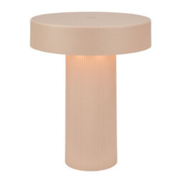 Briloner Battery Powered Beige Touch Dimmer Rechargeable Table Lamp - thumbnail 1